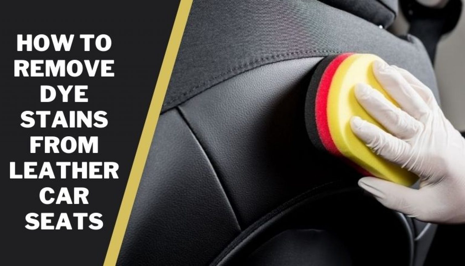 How to Remove Dye Stains From Leather Car Seats Simple Ways