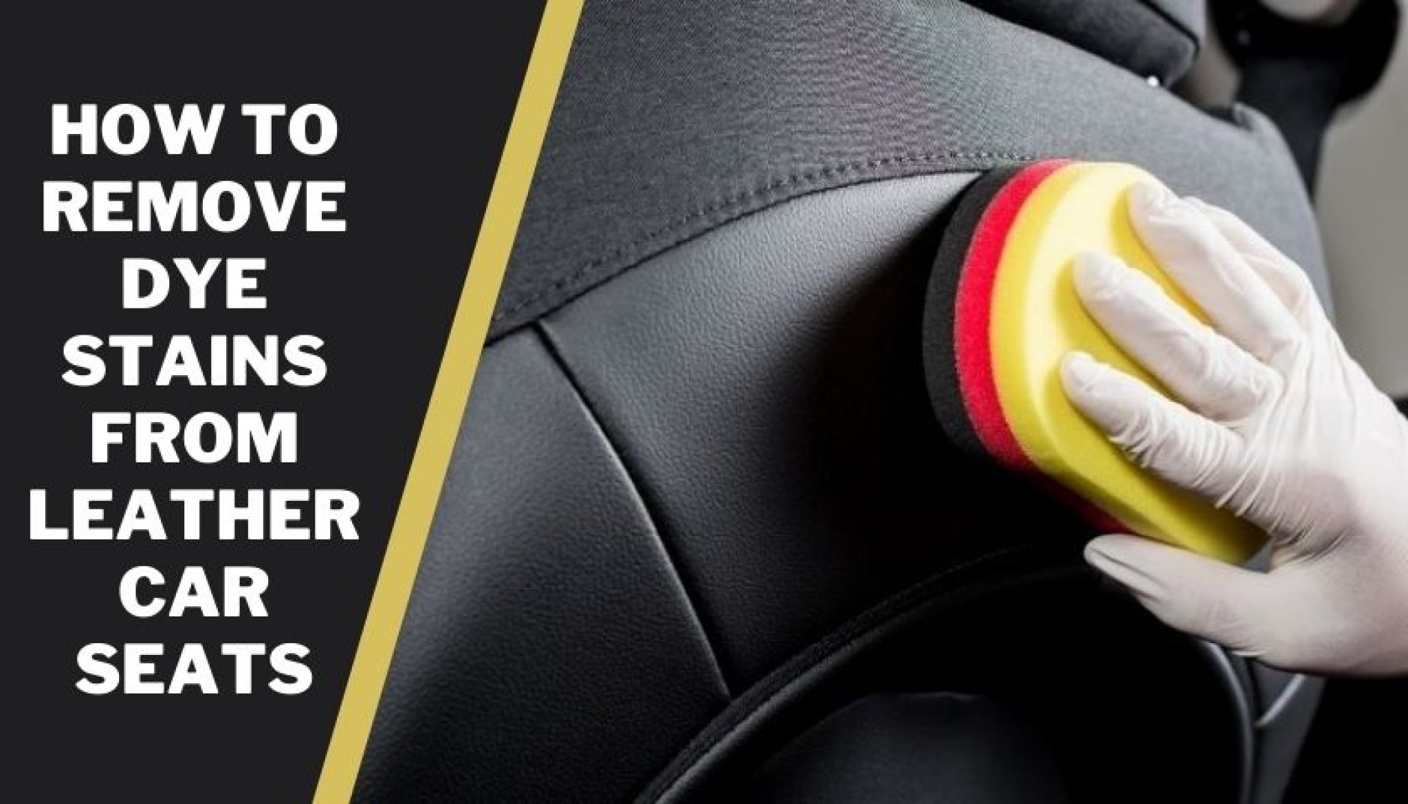 How To Remove Stains From Leather Car Interior