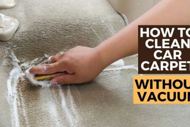 How to Clean Car Carpet Without Vacuum | Step by Step